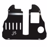 سینی زیر موتور جک J5 دنده ای  ضخیمتر سنگینتر رنگ کوره ای در یدک ماشین 24